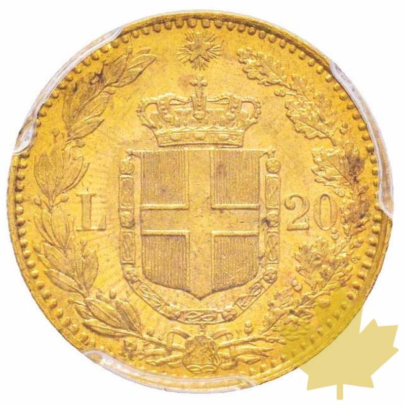 ITALIE-1897 R-20 LIRE-Umberto-PCGS MS63 - 20181211141005_20LIRE-1897-ROMA-MS63.jpg