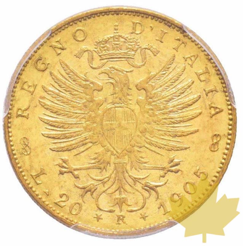 ITALIE-1905-20 LIRE-VITTORIO EMANUELE III-PCGS MS63 - 20181211141249_20LIRE-1905-MS63.jpg