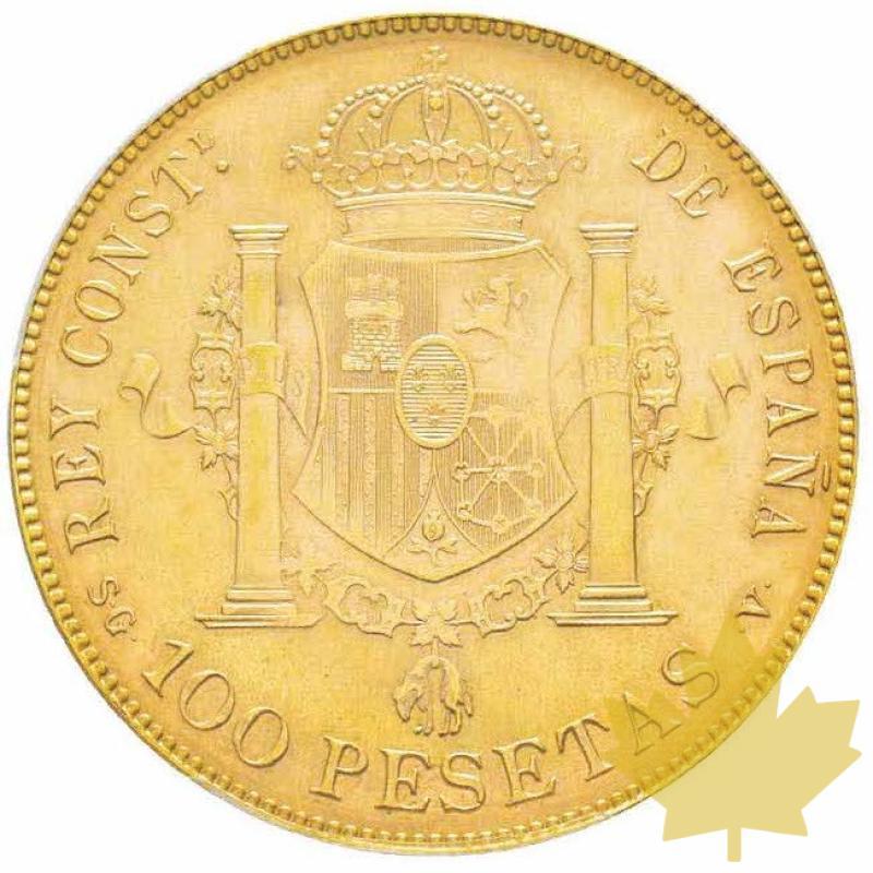 ESPAGNE-1897-100 PESETAS-Refrappe 1961-PCGS MS64 - 20181211143716_100PESETAS-RESTRIKE-1961.jpg