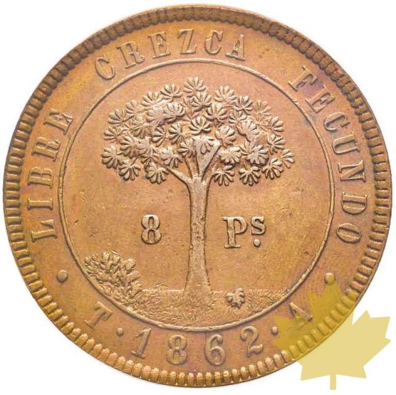 HONDURAS-1862 TA-Epreuve en bronze de 8 Pesos-PCGS AU55 - 20190116111817_honduras-8peso2.jpg