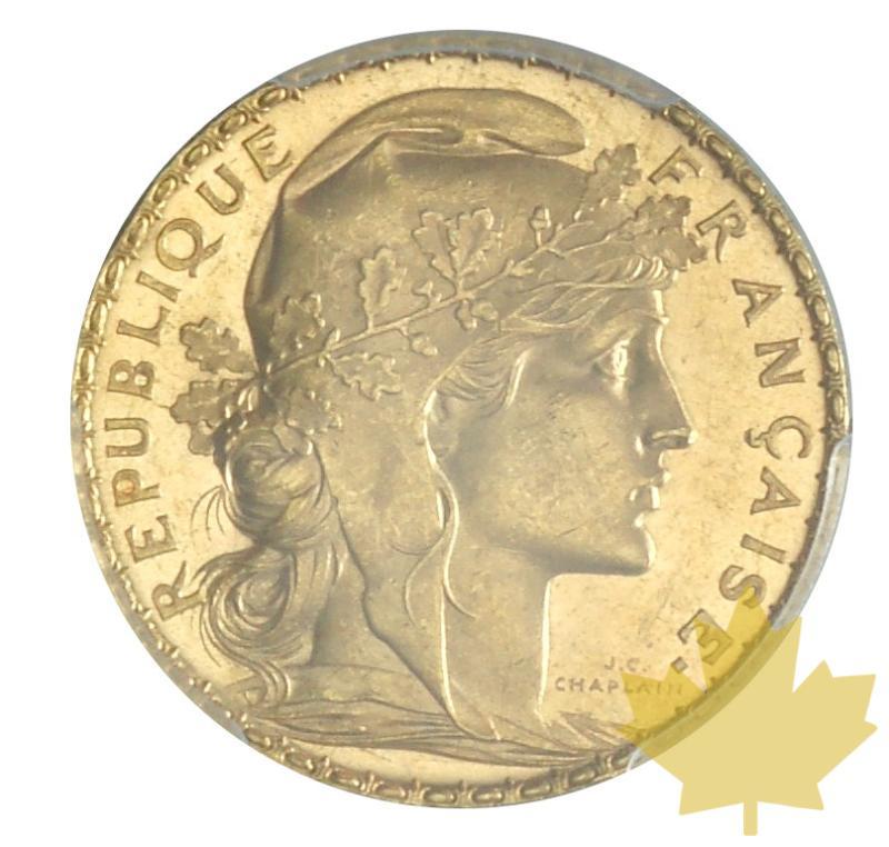 FRANCE-1901-20 FRANCS-MARIANNE-COQ-PCGS MS64-FDC - 20190124113224_20francs-coq-1901-1.JPG