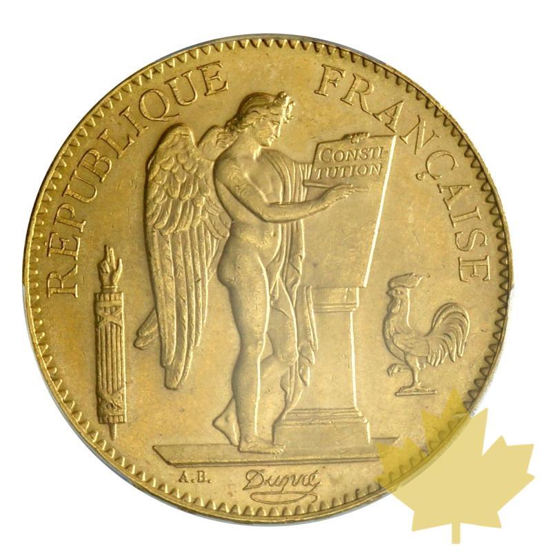 FRANCE-1886 A-100 FRANCS-III ème REPUBLIQUE-PCGS MS63 - 20190125141526_100lire-1886-3rep-1.JPG