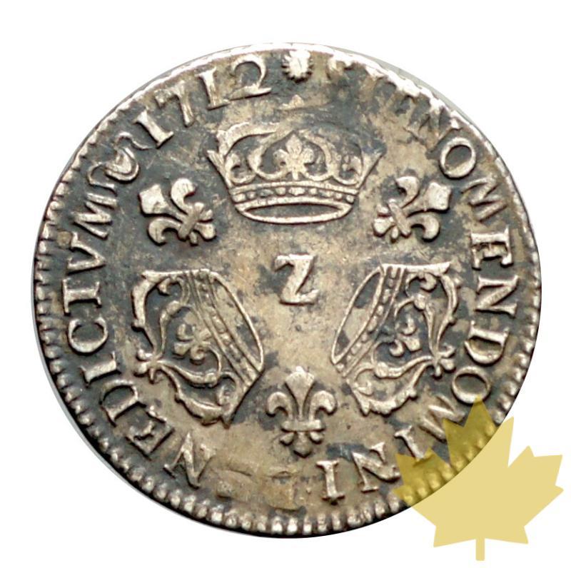 FRANCE-1712 L-1/10 Écu aux 3 couronnes-Louis XIV-TTB+-très rare - 20190125143827_dizieme-ecu-trois-couronnes-2.JPG