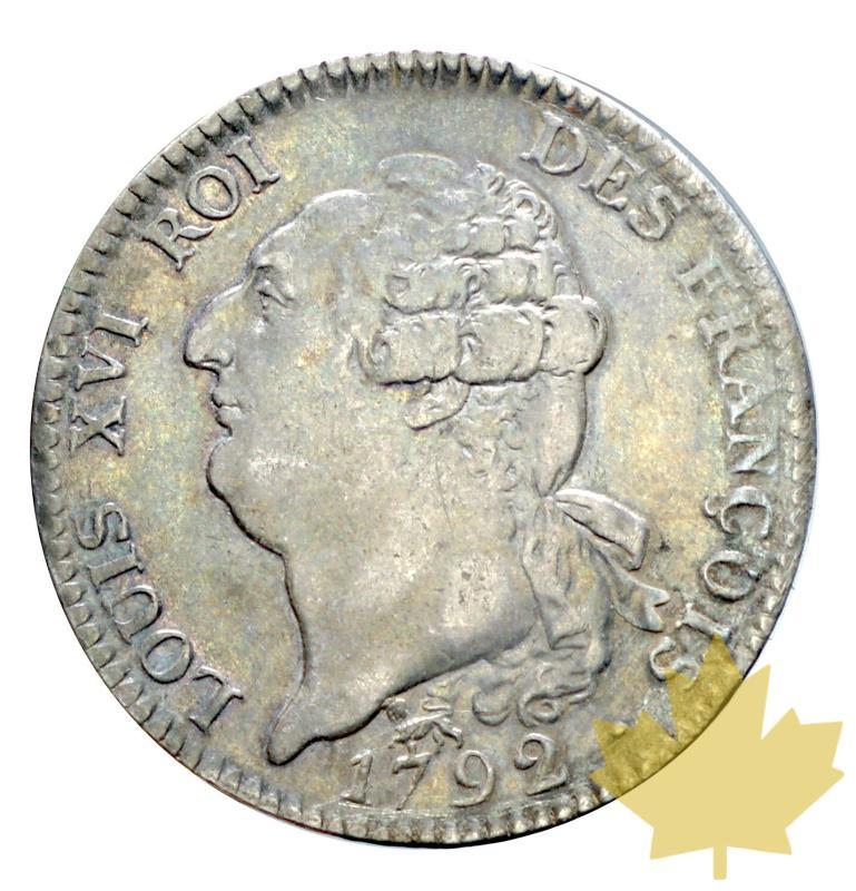 FRANCE-1792-ÉCU DE 6 LIVRES-Louis XVI-TTB+ - 20190130111502_6LIVRES-1792-PARIS-2.JPG