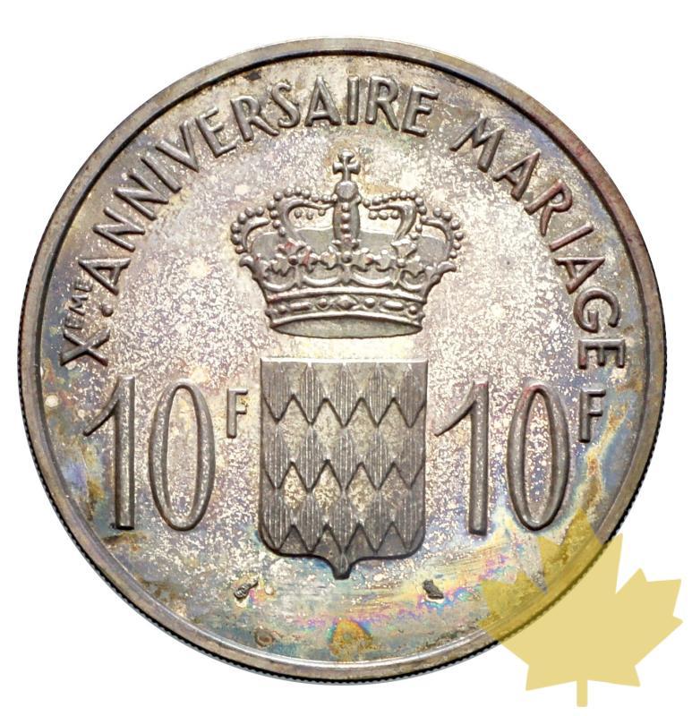 MONACO-1966-10 FRANCS MARIAGE-PROOF-Flan bruni-Rare - 20190201093106_mc-10francs-proof-mariage-2.JPG