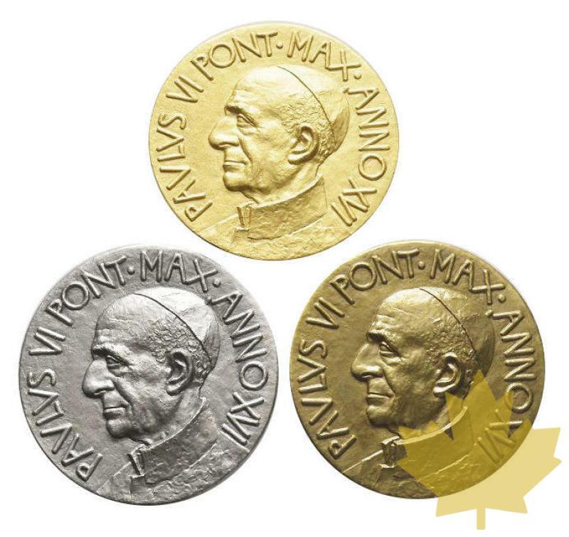 VATICAN-1978-SÉRIE DE 3 MÉDAILLES-Paulus VI-FDC - 20190225145012_VATICAN-MEDAGLIE-1979-1.jpg