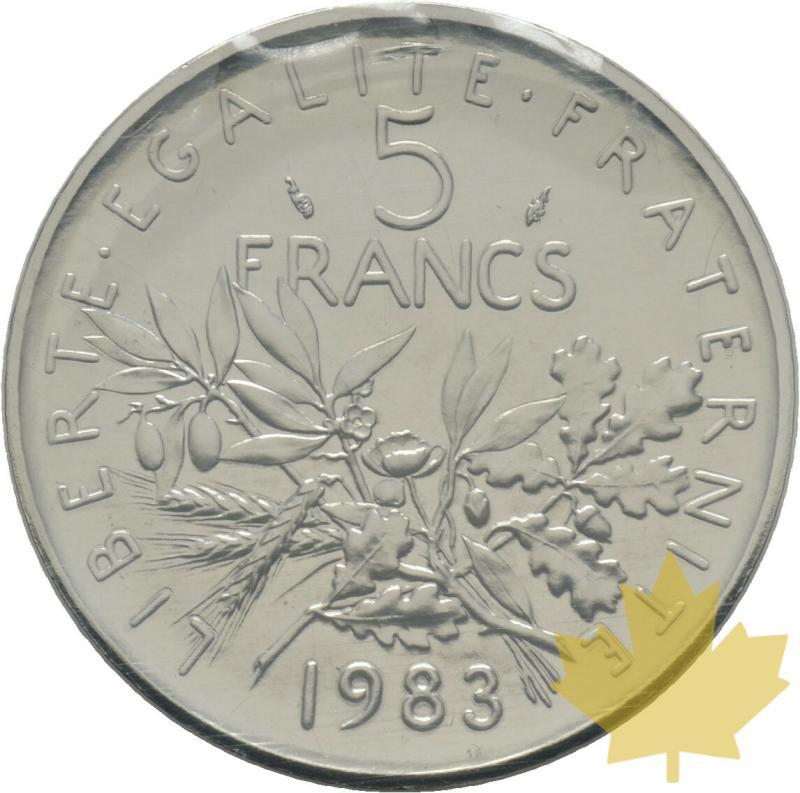 FRANCE-1983-5-FRANCS-PIEFORT-SEMEUSE-FDC-RARE - 20190305113503_5-francs-semeuse-1983a.jpg