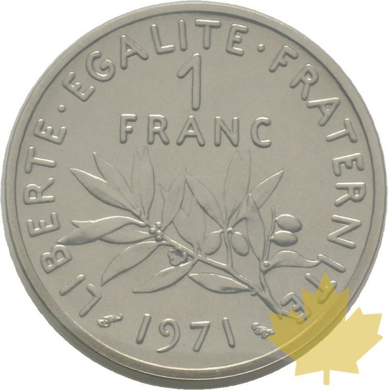 FRANCE-1971-1-FRANC-SEMEUSE-PIEFORT-FDC - 20190306103023_1-franc-1971-piefort1.jpg
