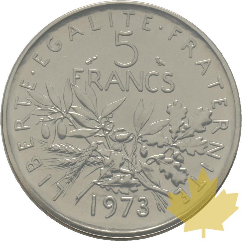 FRANCE-1973-5-FRANCS-SEMEUSE-PIEFORT-FDC - 20190306152705_5-francs-1973-piefort2.jpg
