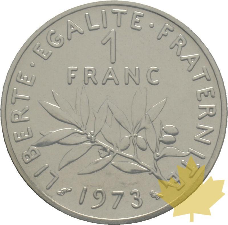 FRANCE-1973-1-FRANC-SEMEUSE-PIEFORT-FDC - 20190306154136_1-franc-1973-piefort1.jpg