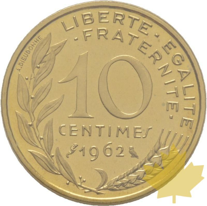 FRANCE-1962-10-CENTIMES-MARIANNE-PIEFORT-FDC - 20190308145242_10-cents-1962-piefort1.jpg