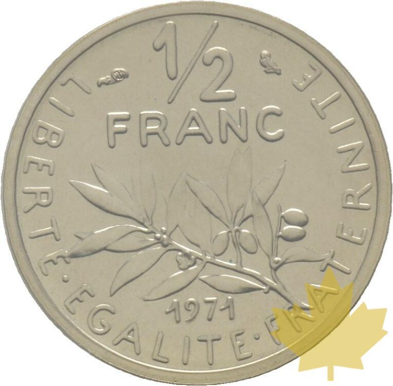 FRANCE-1971-1/2-FRANC-SEMEUSE-ARGENT-PIEFORT-FDC - 20190311111603_1971--franc-semuse-silver1.jpg