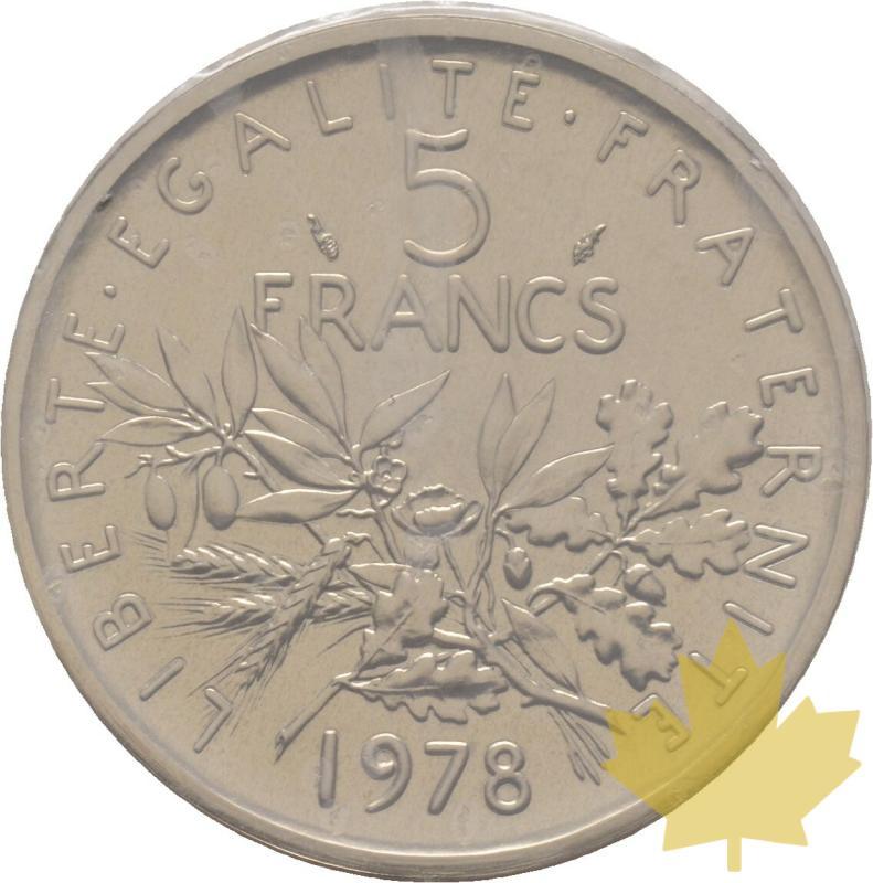 FRANCE-1978-5-FRANCS-SEMEUSE-PIEFORT-FDC - 20190312124546_1978-5-francs-semeuse2.jpg