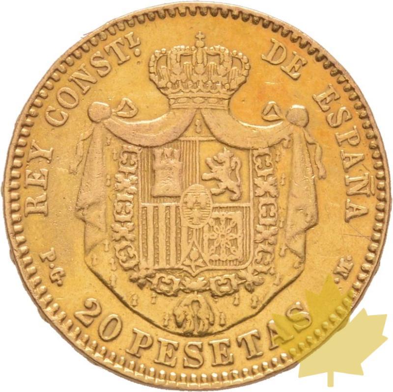 ESPAGNE-1892-20 PESETAS-Alfonso XIII -TTB - 20190408144736_20-pesetas-1892-2.jpg