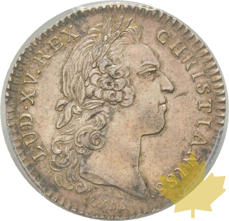 CANADA-LOUIS XV-Rarissime Jeton argent-PCGS AU50 - 20190408154057_JETON-CANADA-LEC161-1.jpg