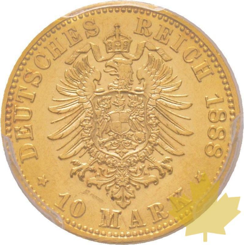 ALLEMAGNE-PRUSSIA-1888-10 MARKS-PCGS MS62 - 20190408162709_10MARKS-1888-MS62-2.jpg