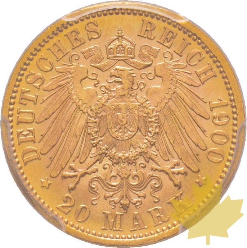 ALLEMAGNE-1900 F-Wurttemberg-20 MARKS-PCGS MS64 - 20190408163017_20marks-1900F-MS64-2.jpg