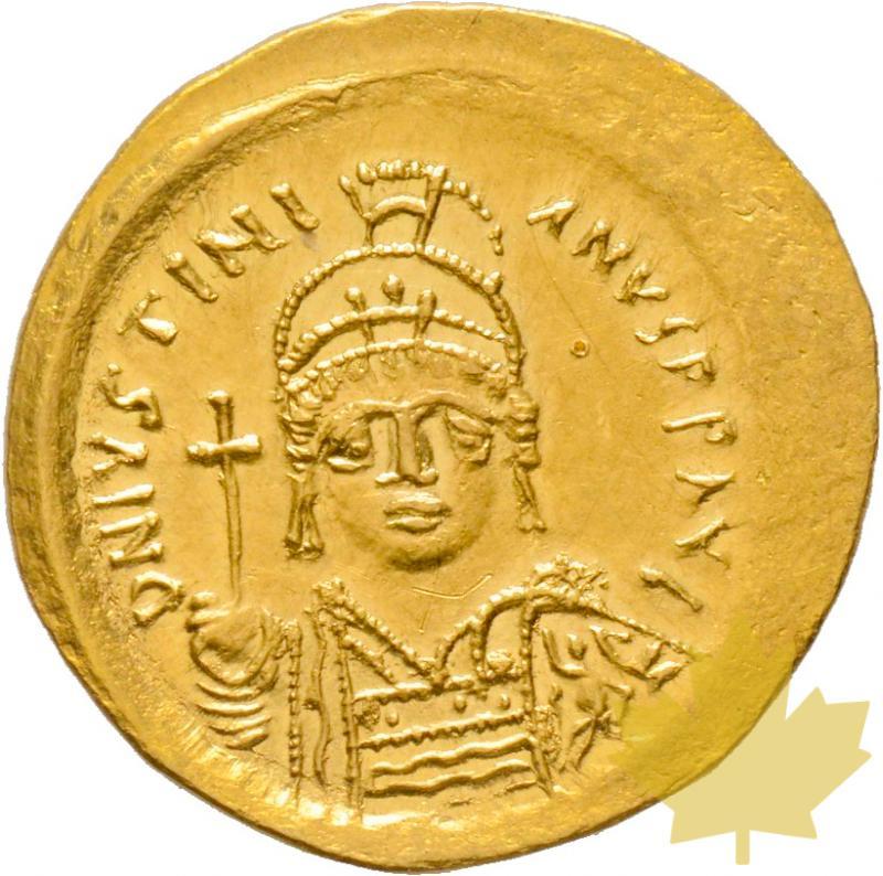 Byzantine-Justianian-Solidus-527-565-presque Superbe - 20190412092146_JUSTINUS-II-SOLIDUS-1A.jpg