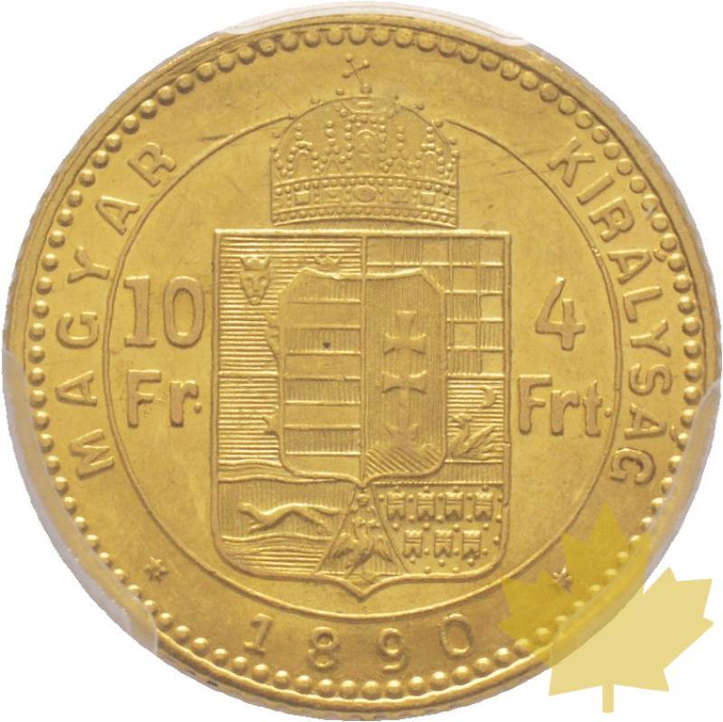 HONGRIE-1890 KB-4 Florins-PCGS MS61 - 20190506170815_4florins-1890kb-ms61-2.jpg