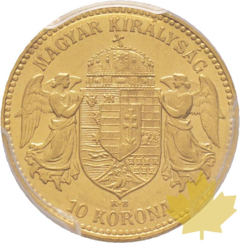 HONGRIE-1910 KB-10 Korona-PCGS MS60 - 20190507092931_10korona-1910-ms60-2.jpg