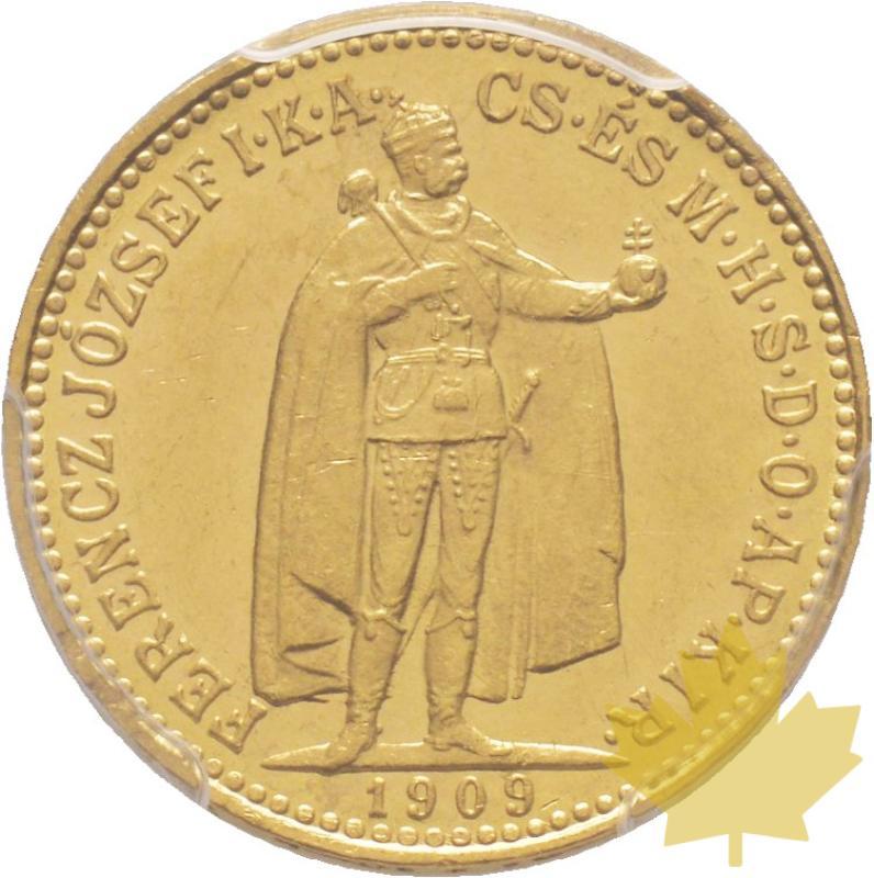 HONGRIE-1909 KB-10 Korona-PCGS MS61 - 20190507093109_10korona1909-ms61-1.jpg