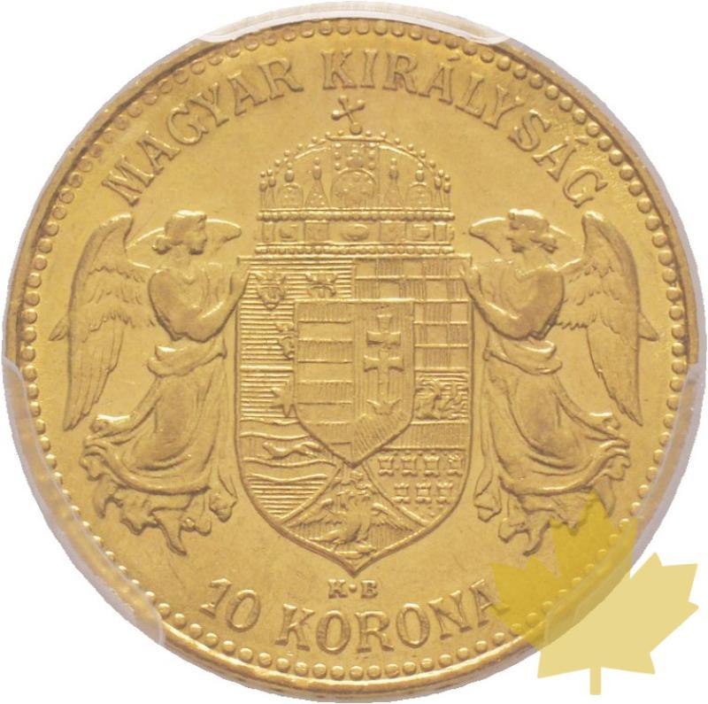 HONGRIE-1906 KB-10 Korona-PCGS AU58 - 20190507093333_10korona1906-au58-1.jpg