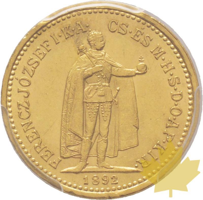 HONGRIE-1892 KB-10 Korona-PCGS MS62 - 20190507093634_10korona1892-ms62-1.jpg