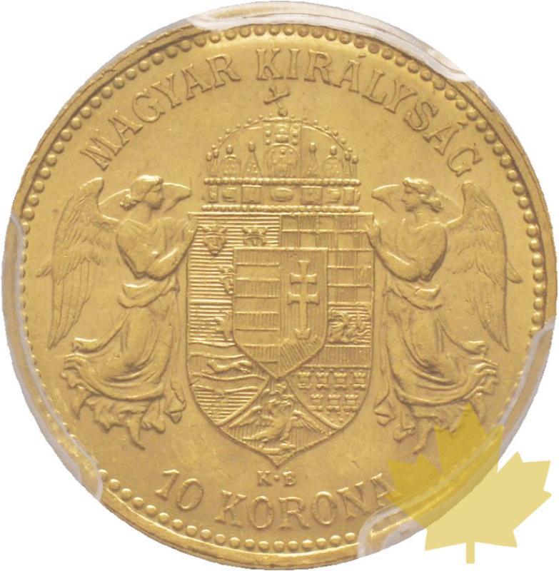 HONGRIE-1892 KB-10 Korona-PCGS MS62 - 20190507093634_10korona1892-ms62-2.jpg