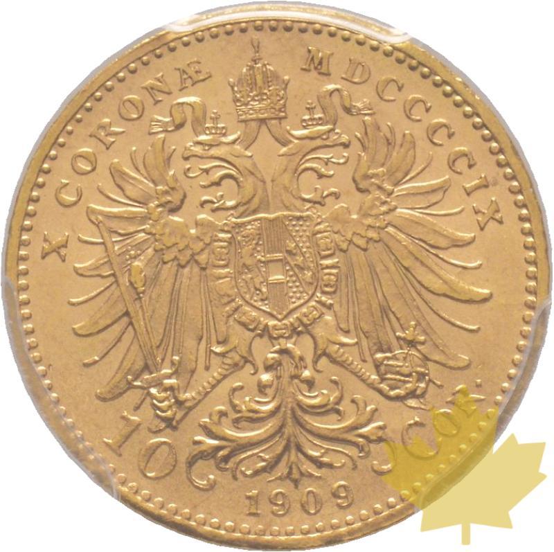 AUTRICHE-1909-10 COURONNES-SMALL HEAD-PCGS MS61 - 20190507094938_10CORONA-1909-MS61-2.jpg