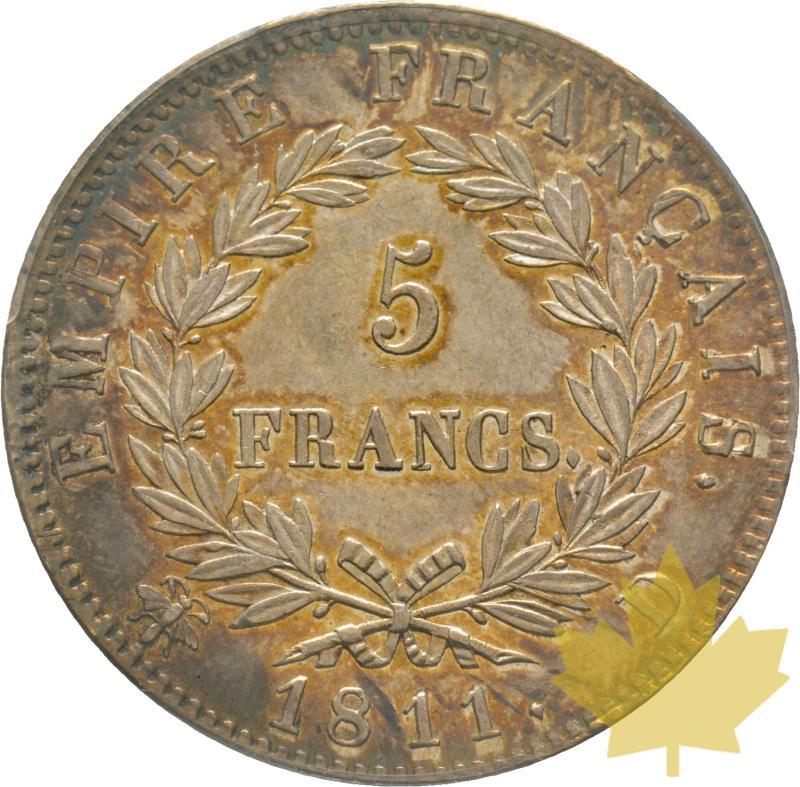 FRANCE-1811D-5 FRANCS-NAPOLEON EMPEREUR-PCGS AU58 - 20190520113436_5francs-1811d-napoleon-2.jpg