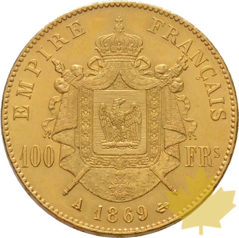 FRANCE-1869A-100 FRANCS-NAPOLEON III tête laurée-FDC - 20190520114541_100francs-1869a-2.jpg