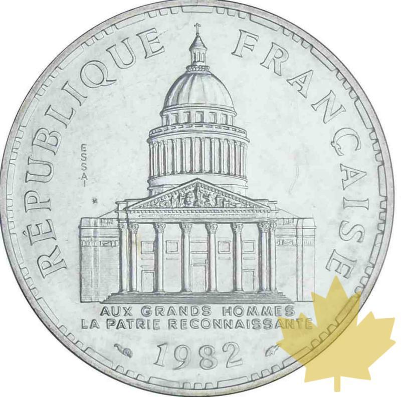 FRANCE-1982-100 FRANCS PANTHEON-ESSAI-FDC - 20190520142707_100francs-pantheon-1982-essai-.jpg