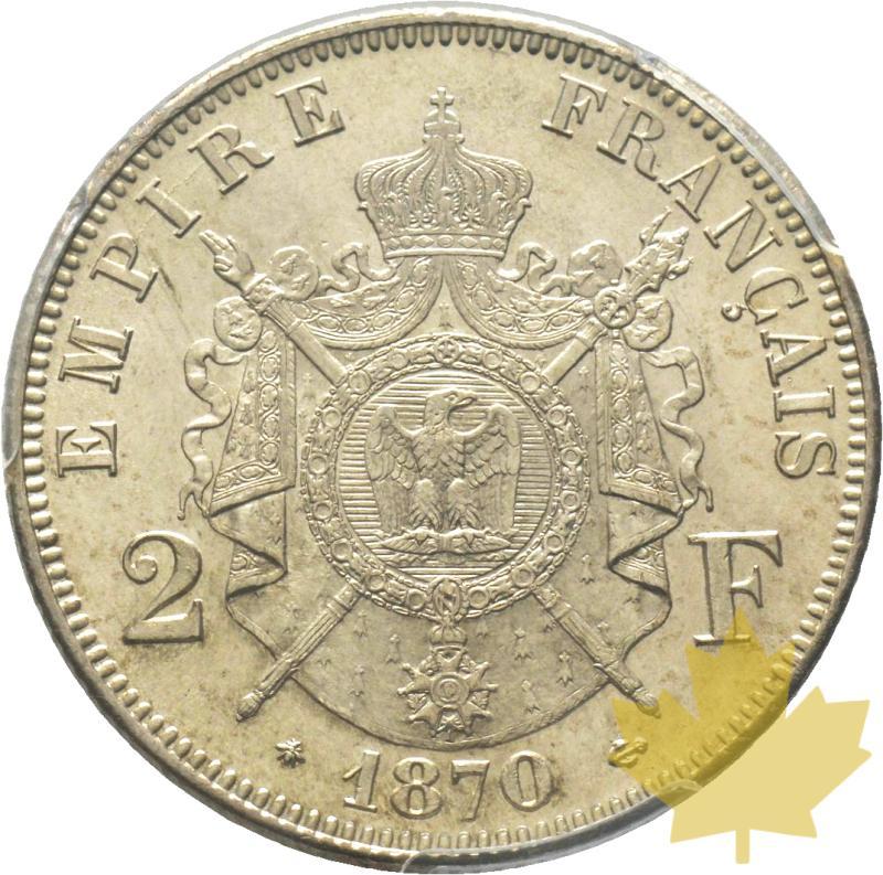 FRANCE-1870A-2 FRANCS-NAPOLEON III-PCGS MS63 - 20190522151417_2francs-1870-paris-ms63-2.jpg