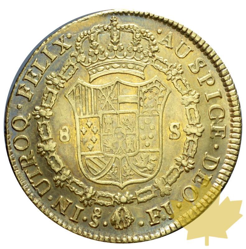 CHILE-1811 SO FJ-8 ESCUDOS-Ferdinand VII-Santiago-SUP - 20190604142213_chile-8escudos-santiago-2.JPG