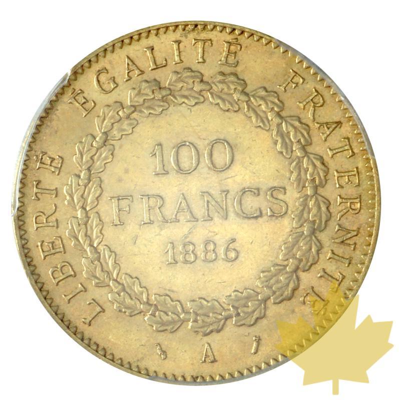 FRANCE-1886 A-100 FRANCS-III ème REPUBLIQUE-PCGS MS61 - 20190617102029_100francs-1886-ms61-2.JPG