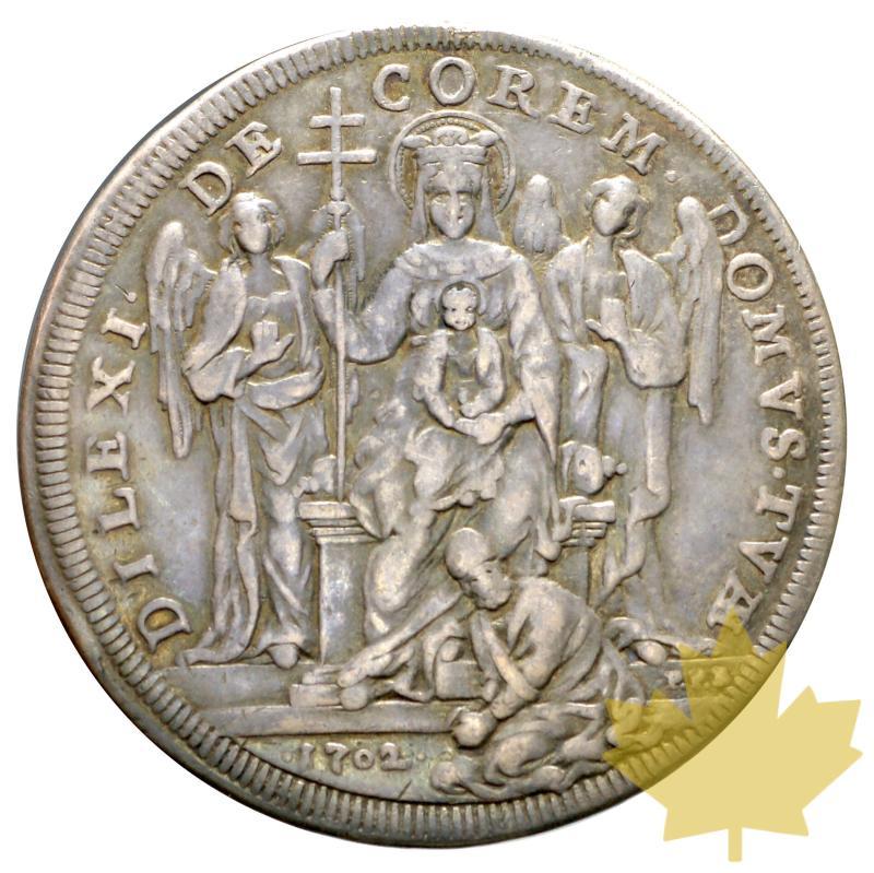 VATICAN-1702-PIASTRA-Rome-Clemens XI-TTB-très Rare - 20190618141205_PIASTRA-1702-VATICAN-1.JPG