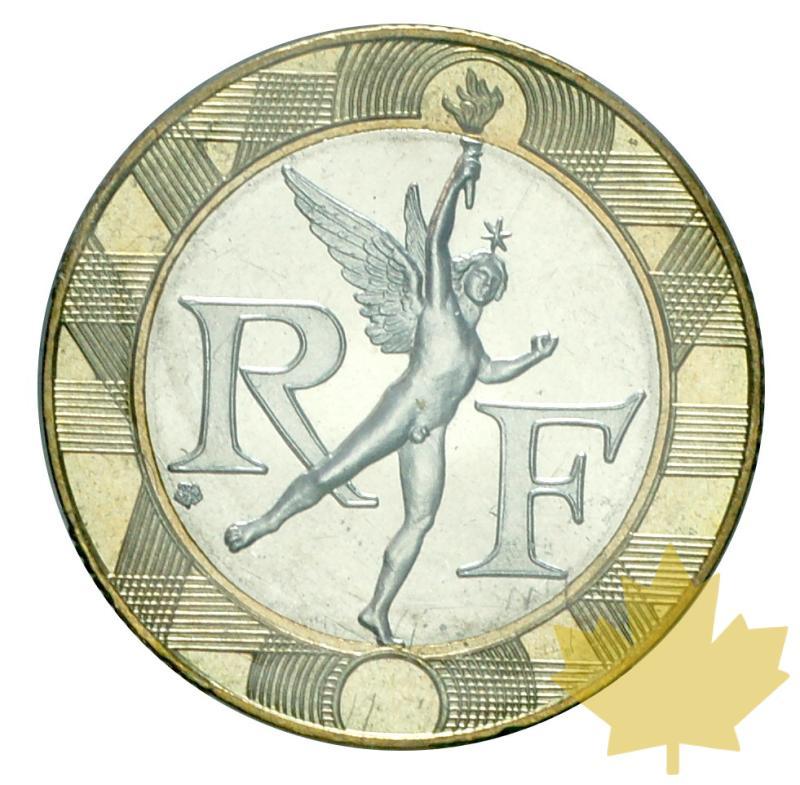 FRANCE-1988-10 FRANCS-Cinquième République-ESSAI-FDC - 20190619111646_10francs-1988-essai-2.JPG