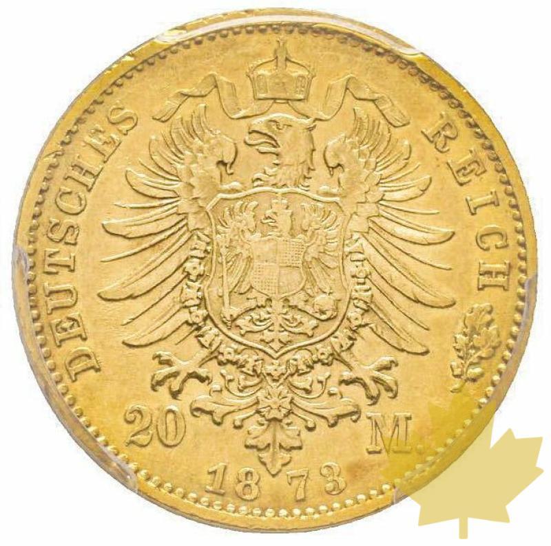Allemagne-1873 G-20 Marks-Baden Durlach-PCGS AU55 - 20190624141019_20mark-1873-G.jpg