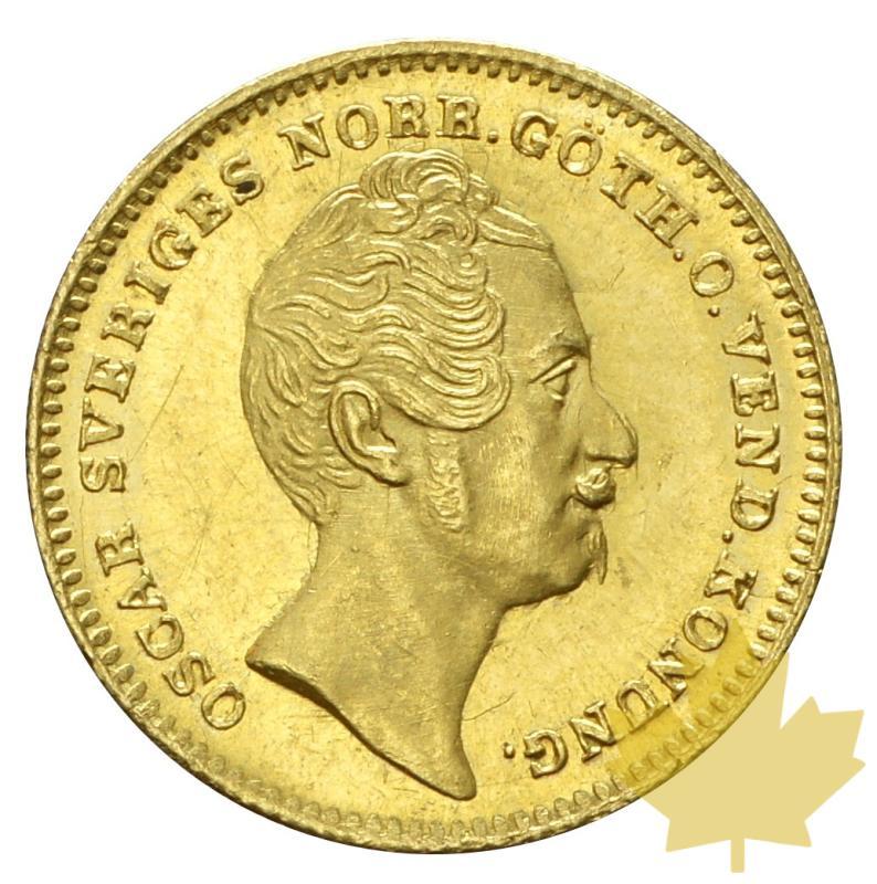 SUEDE-1858-DUCAT- Oscar I, 1844-59-FDC - 20190702134612_sweden-ducat-1858-1.JPG