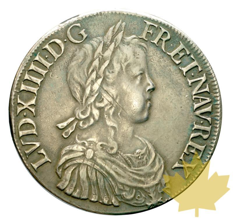 FRANCE-1648 G-Écu à la mèche longue-Louis XIV-TTB-SUP-Rare - 20190708161304_ecu-1648g-1.JPG