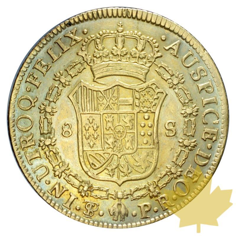 BOLIVIE-1781-8 Escudos Potosi-SUP - 20190709143841_8escudos-potosi-1781-2.JPG