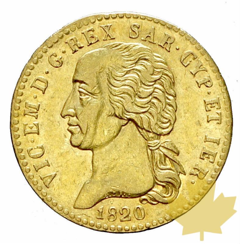 ITALIE-1820-20 LIRE-Vittorio Emanuele I-TTB+ - 20190802093109_20lire-1820-vittorio-primo-3.JPG