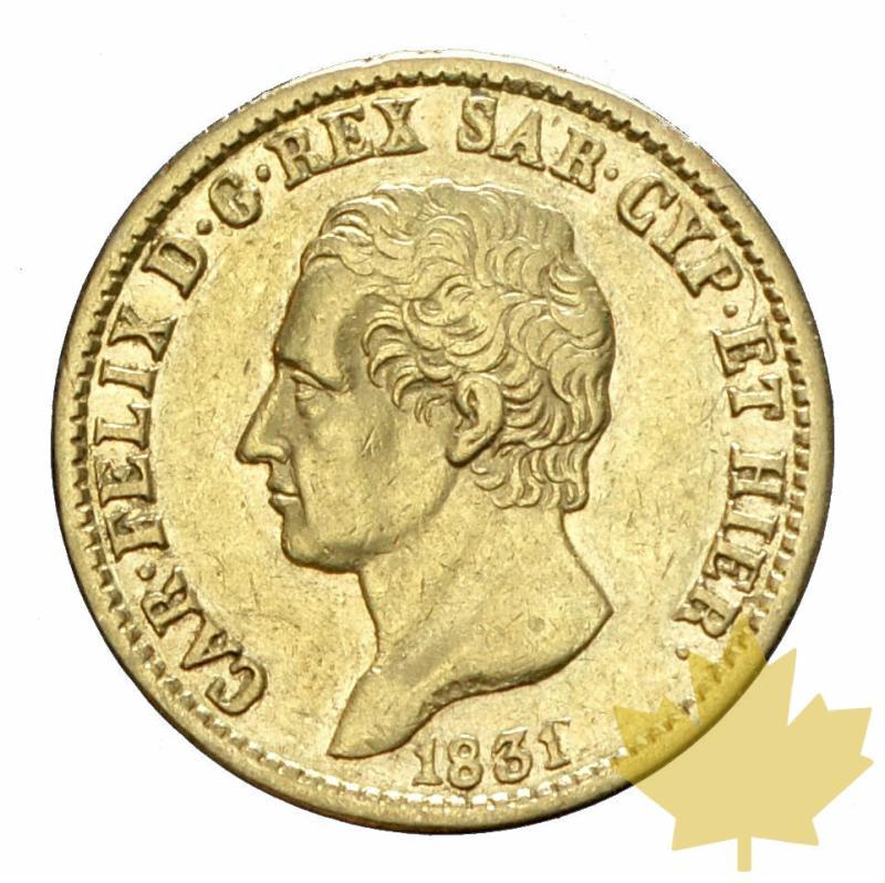 ITALIE-1831-20 LIRE-Carlo Felice-presque Superbe Torino - 20190802094725_20lire-1831-carlo-felice-1.JPG