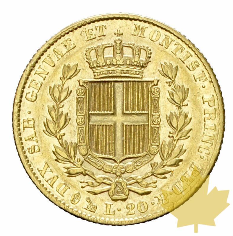 ITALIE-1832-20 LIRE-Carlo Alberto-TTB-SUP Tranche striée Genova - 20190802100914_20lire-1832-carlo-ALBERTO-4.JPG