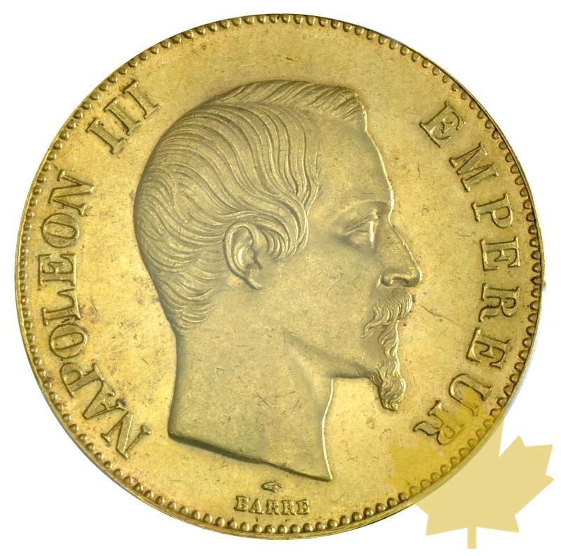 FRANCE-1858A-100 FRANCS-NAPOLEON III-PCGS MS62 - 20190802115457_100FRANCS-1858-PARIS-FDC-1.JPG