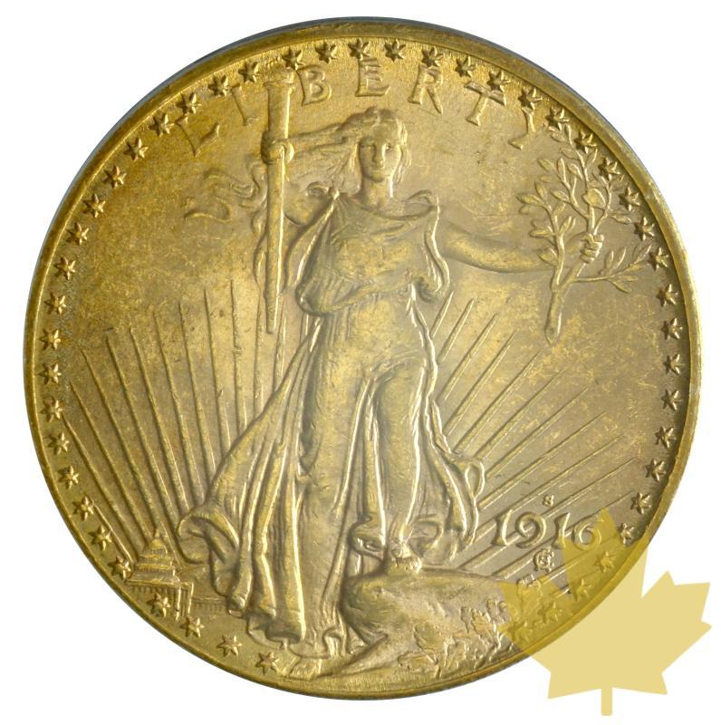 USA-1916 S-20 DOLLARS-Saint Gaudens-PCSG MS62 - 20190802130645_20DOLLARS-1916S-MS62-1.JPG