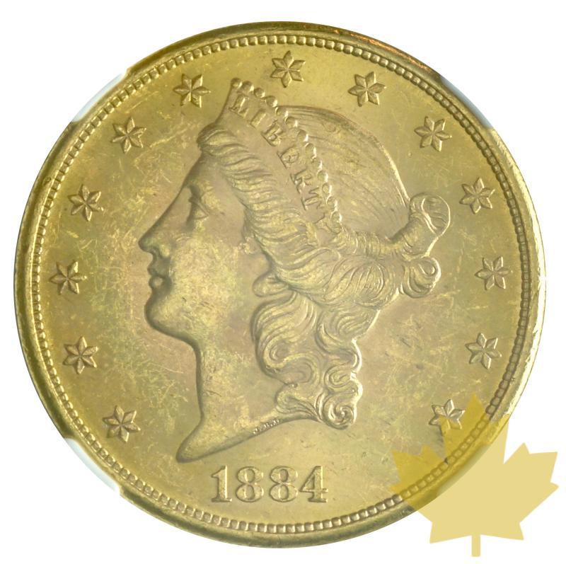 USA-1884 S- 20 DOLLARS-Liberty Head-NGC MS62 - 20190802131339_20DOLLARS-1884-MS62-1.JPG