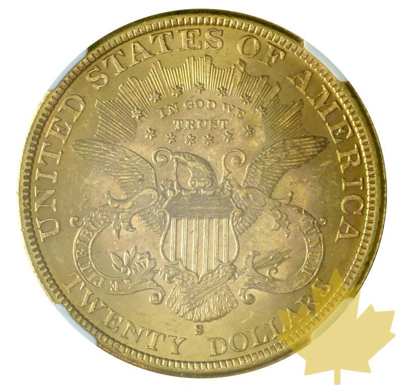 USA-1884 S- 20 DOLLARS-Liberty Head-NGC MS62 - 20190802131339_20DOLLARS-1884-MS62-2.JPG