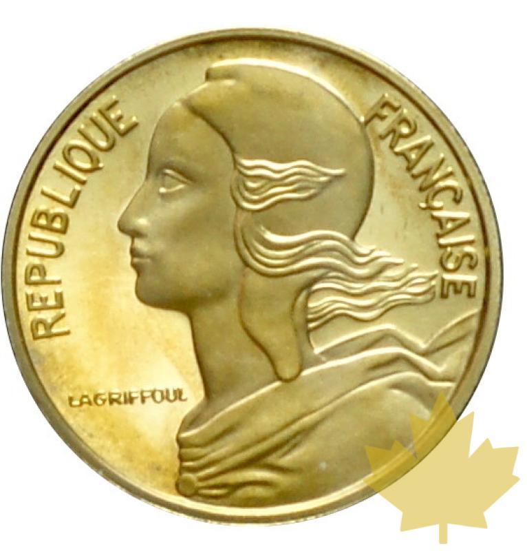 FRANCE-1971-5 CENTIMES PIEFORT-FDC - 20190820102827_5centimes-1971-piefort-1.JPG