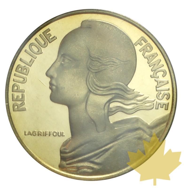 FRANCE-1971-20 CENTIMES PIEFORT-FDC - 20190820105134_20centimes-1971-piefort-1.JPG